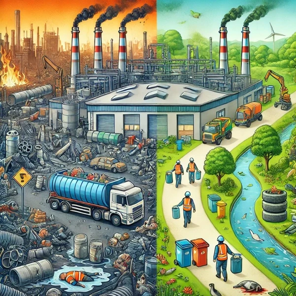 החשיבות של פינוי פסולת תעשייתית – איך זה משפיע על הסביבה והבריאות שלנו?